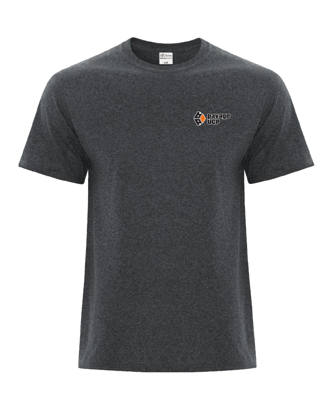 Pavage UCP - ATC5050 t-shirt manches courtes unisexe (GRIS CHINÉ FONCÉ) - SE. S13963 (AVG)