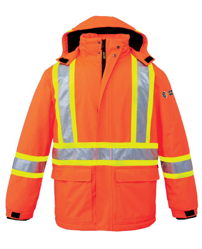 Pavage UCP - L01250 parka haute visibilité unisexe (ORANGE) - BR. 12897 (MG)