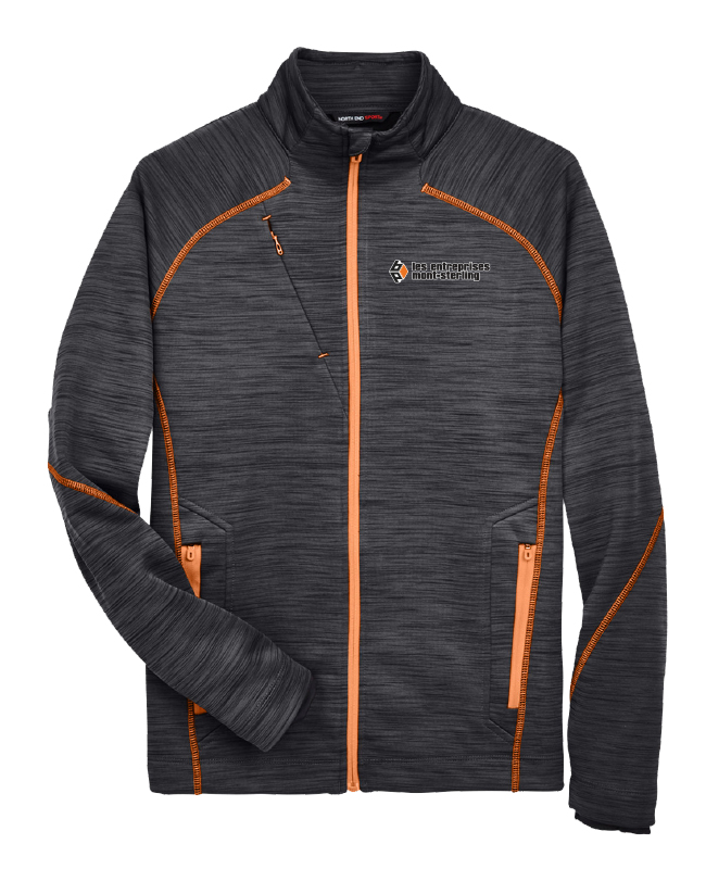 Les entreprises mont-sterling - 88697 veste softshell homme (CARBON/ORANGE) - BR. 12898 (AVG)