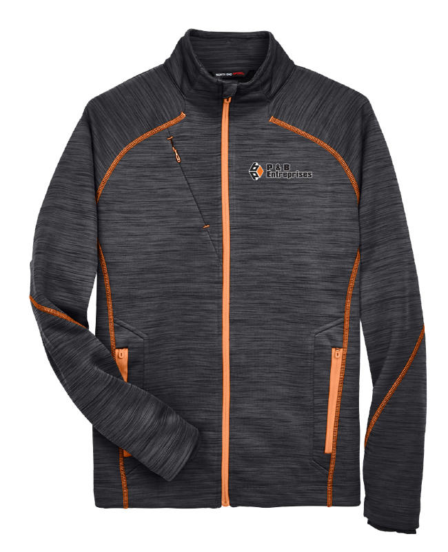 P & B Entreprises - 88697 veste softshell homme (CARBON/ORANGE) - BR. 12900 (AVG)