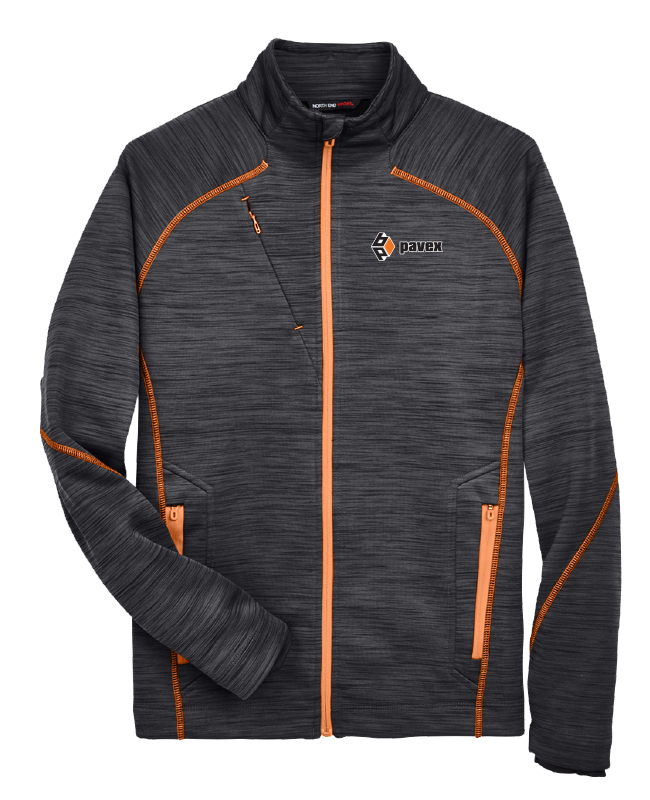 Pavex - 88697 veste softshell homme (CARBON/ORANGE) - BR. 12902 (AVG)