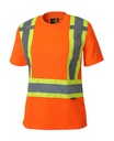 Colacem - 11-662R t-shirt avec bandes réfléchissantes femme (ORANGE FLUO) - DTF. DTF-195 (MG)