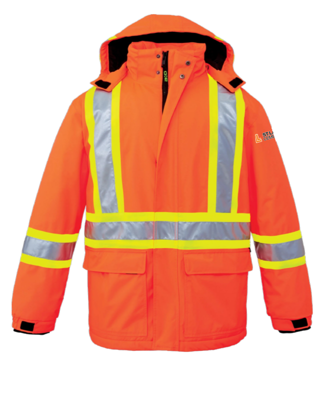 ST.LAWRENCE CEMENT - L01250 Parka isolé haute visibilité homme - BR. 14244 (MG)