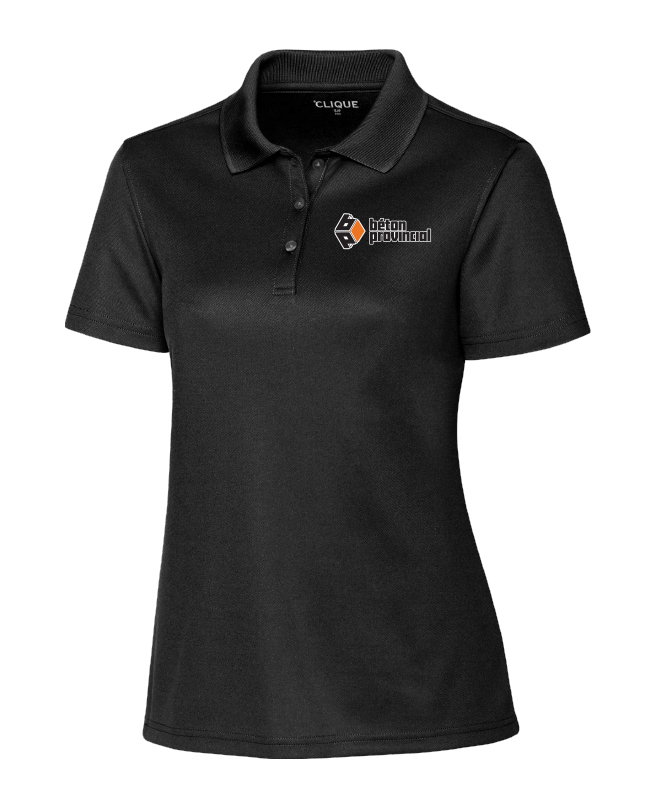 Béton Provincial - LQK00063 polo manches courtes femme (NOIR) - BR. 12886 (AVG)