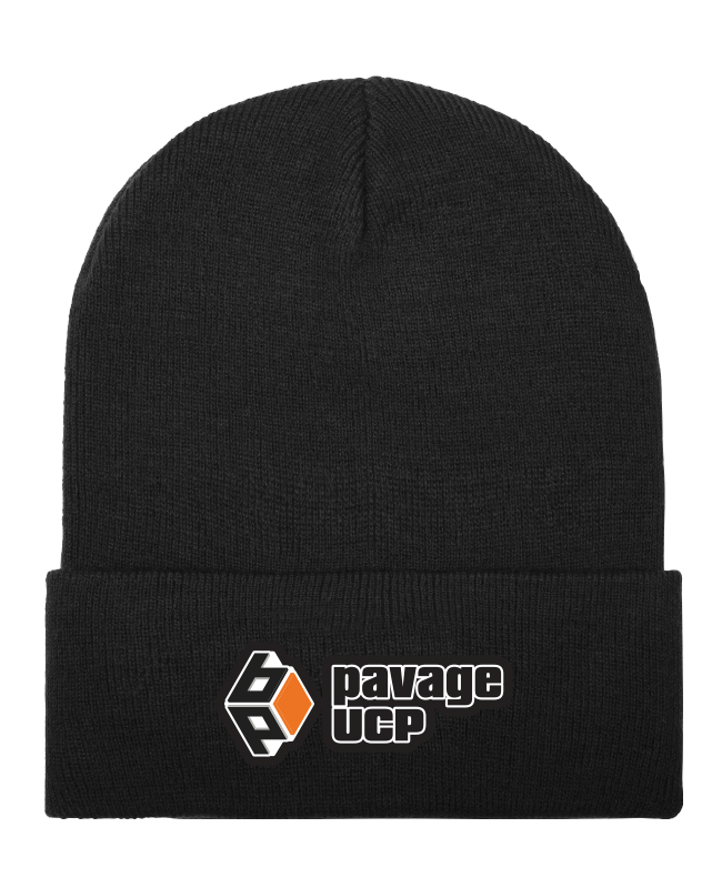 Pavage UCP - 101 tuque à rebord (NOIR) - BR. 12897-2 (AV)