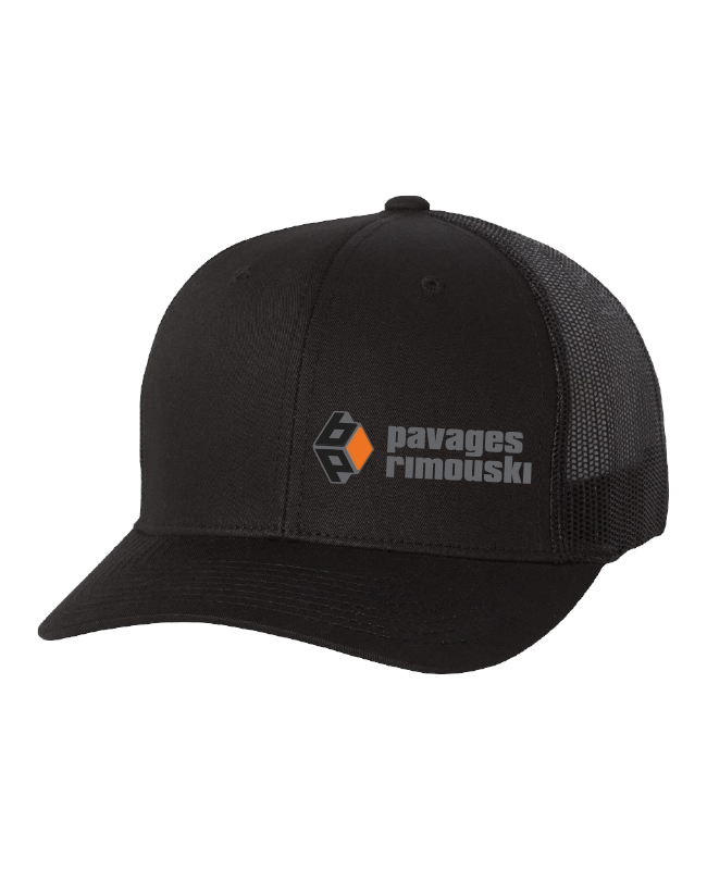 Pavages Rimouski - 6606 casquette Yupoong (NOIR) - BRC. 12901-3 (AVG)