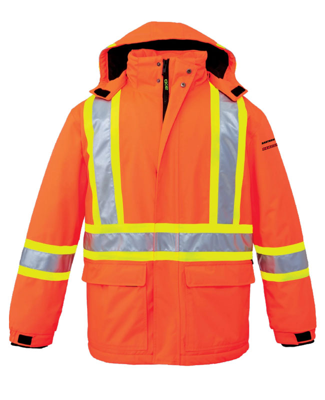 Eastern Ontario Ready Mix - L01250 parka haute visibilité unisexe (ORANGE) - BR. 13370 (MG)